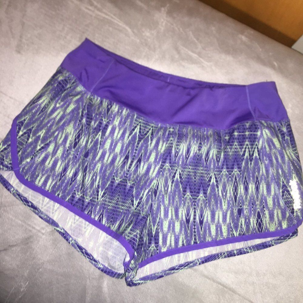 Reebok w/ built in briefs Purple Athletic Shorts S